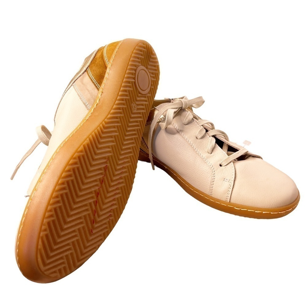 RON WHITE NEW in BOX Opal Sneaker in Calf and Cashmere Suede Cognac Size US 11 - Picture 11 of 15